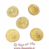 Κουμπί χρυσό σαγρέ 23-28mm - Λίγα απ' όλα