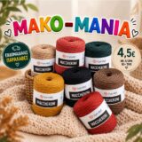 Maccheroni Yarn Art Mako Noodles Βαμβακερό Νήμα από T-shirt 500-700γρ 130-150μ.