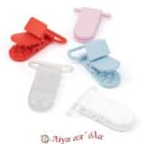 Κλιπ πλαστικό πιπίλας / τιράντας 25mm