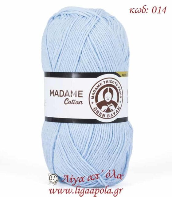 Βαμβακερό νήμα Madame Cotton - Madame Tricote Paris