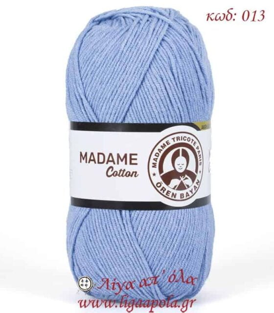 Βαμβακερό νήμα Madame Cotton - Madame Tricote Paris