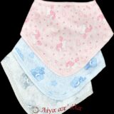 Σαλιάρα βαμβακερή τριγωνική Ύψος 18 εκ