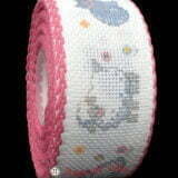 Σταμπωτή βαμβακερή φάσα για κέντημα AIDA 5εκ Ζωάκια