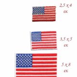 Θερμοκολλητικό σιδερότυπο μοτίφ σήμα Αμερικάνικη σημαία