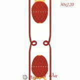 Τραβέρσα σταμπωτή Πασχαλινή αυγά 30x120 Κνωσός Art04-08 - Pero