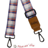 Ιμάντας χερούλι για τσάντες 4εκ με κουμπώματα 80-145εκ καρό 06