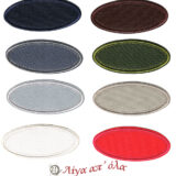 Θερμοκολλητικό σιδερότυπο μοτίφ μπάλωμα Οβάλ 35x80mm - Marbet 9975