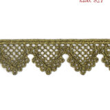 Λασέ μηχανής κεντημάτων 3εκ Μπρονζέ - κωδ 821