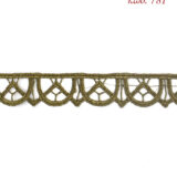 Λασέ μηχανής κεντημάτων 3εκ Μπρονζέ - κωδ 781