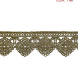 Λασέ μηχανής κεντημάτων 4,5εκ Μπρονζέ - κωδ 798