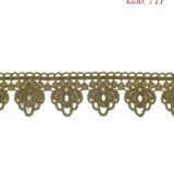 Λασέ μηχανής κεντημάτων 6,5εκ Μπρονζέ - κωδ 711