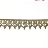 Λασέ μηχανής κεντημάτων 4εκ Μπρονζέ - κωδ 860