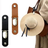 Πολυλειτουργικό δερμάτινο κλιπ καπέλου