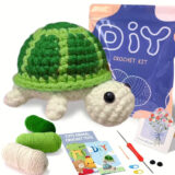 Κιτ πλεξίματος amigurumi για αρχάριους πράσινη χελωνίτσα