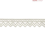 Λασέ μηχανής κεντημάτων 3εκ Ασημί ανοιχτό - κωδ 775