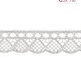 Λασέ μηχανής κεντημάτων 4εκ Ασημί - κωδ 707