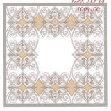 Σταμπωτό καρέ ρόμβοι 100x100 Κνωσός - Πεταλούδα Art513-18