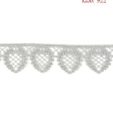 Λασέ μηχανής κεντημάτων 4,5εκ ασημί - κωδ 922