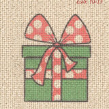 Σταμπωτό Χριστουγεννιάτικο καδράκι για κέντημα Δωράκι 15x15 Κνωσός Art10-13  - Pero