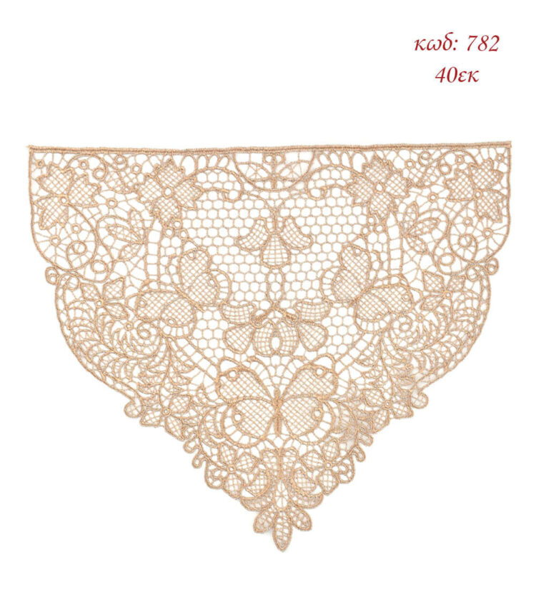 Γωνία Λασέ Μηχανής Φινίρισμα Κεντημάτων 40εκ Ροζ χρυσό - 782