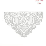 Γωνία Λασέ Μηχανής Φινίρισμα Κεντημάτων 35εκ Ασημί - 734