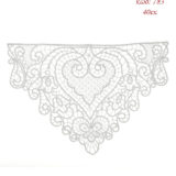 Γωνία Λασέ Μηχανής Φινίρισμα Κεντημάτων 40εκ Ασημί - 783