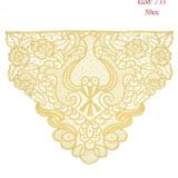 Γωνία Λασέ Μηχανής Φινίρισμα Κεντημάτων 50εκ Χρυσό ανοιχτό - 733