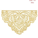 Γωνία Λασέ Μηχανής Φινίρισμα Κεντημάτων 40εκ Χρυσό - 734