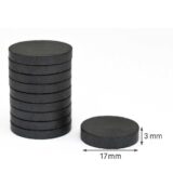 Μαγνήτες Φερρίτη 17x3mm (10τμχ) – Για Παιδικές Χειροτεχνίες & Κατασκευές