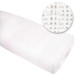 Ύφασμα κεντήματος Ψάθα "Λίνδος" Βαμβακερό Καρό Φ2,00μ – Για παιδικά βρεφικά κουβερτάκια και πάνες