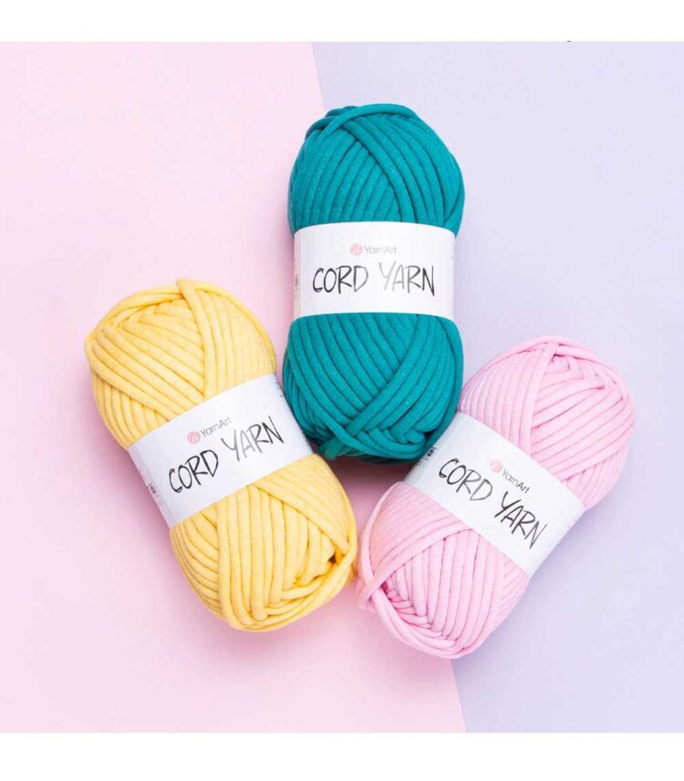 Cord Yarn - YarnArt 250γρ. 73μ. Σωληνωτό Νήμα για Πλέξιμο τσάντας & Μακραμέ κατασκευές