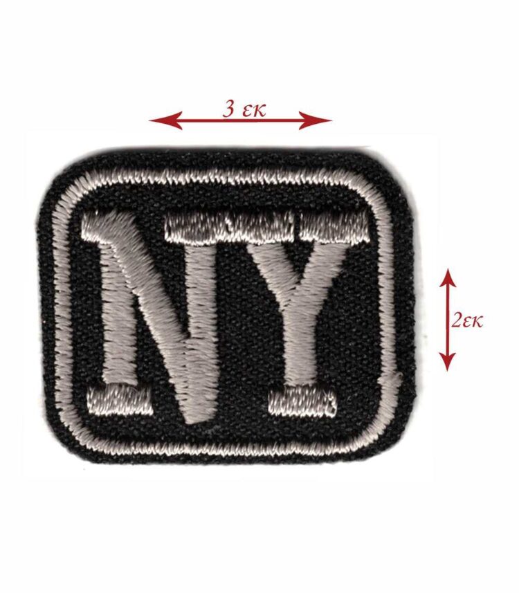 Θερμοκολλητικό σιδερότυπο μοτίφ NY 3x2εκ - Marbet 5783.Α00