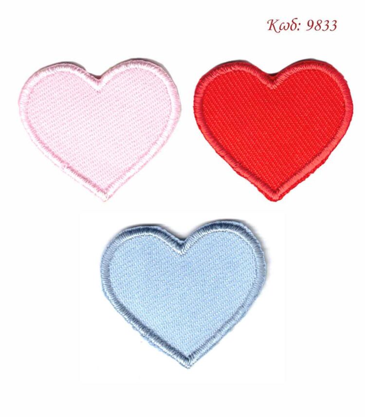 Θερμοκολλητικό σιδερότυπο μοτίφ Καρδιά 3x3εκ - Marbet 9833