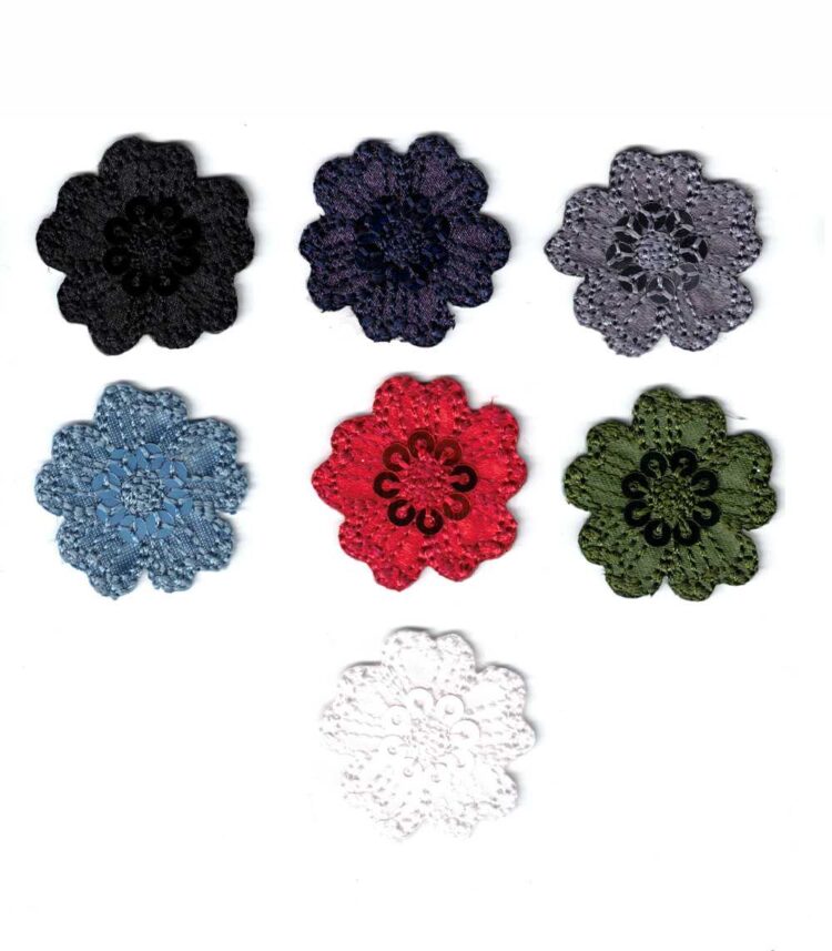 Θερμοκολλητικό σιδερότυπο μοτίφ Λουλουδάκι πούλιες 3εκ - Marbet 9471