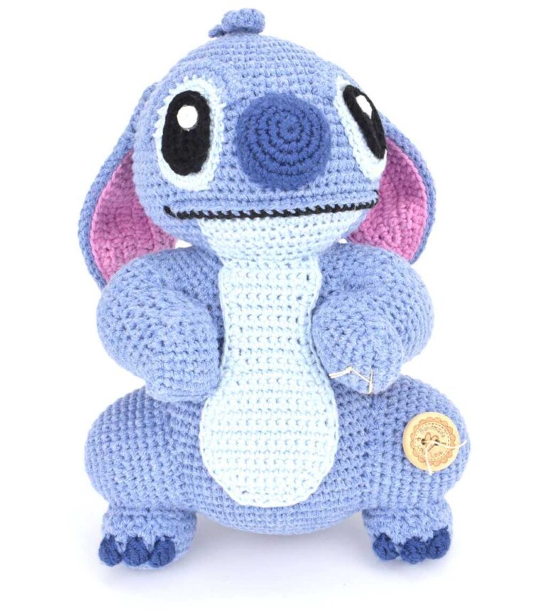 Πλεκτό χειροποίητο amigurumi Stitch 20εκ ΜΑΚ104