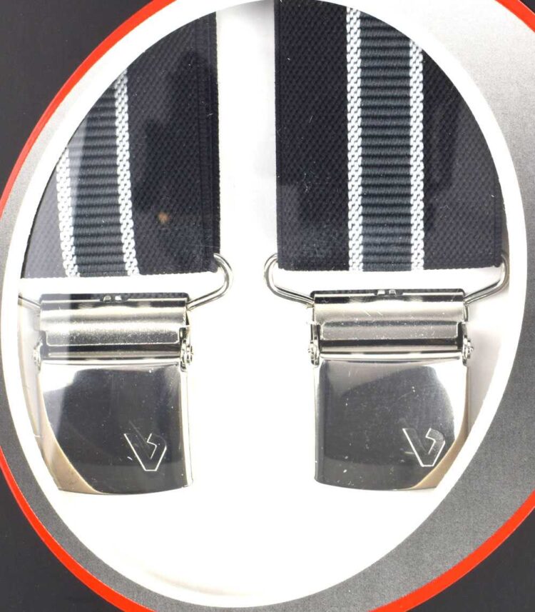 Τιράντες παντελονιού Victoria Ελληνικές 35mm Μπλε σκούρο ριγέ