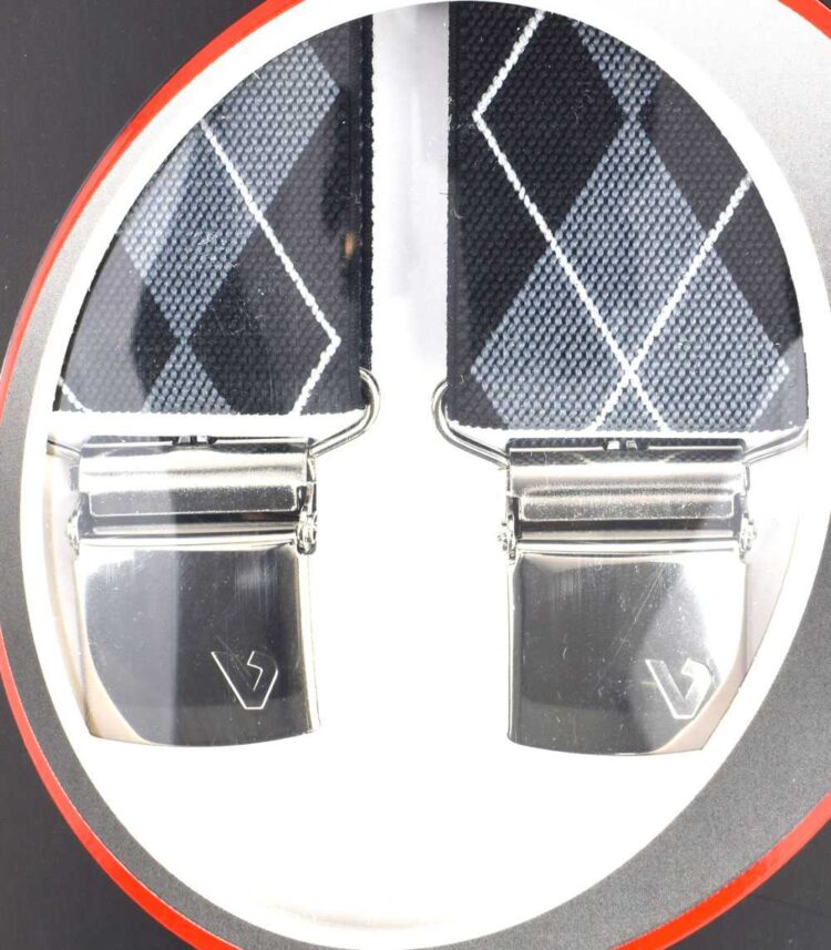 Τιράντες παντελονιού Victoria Ελληνικές 35mm Μπλε σκούρο σιελ ρόμβοι