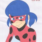 Σταμπωτό μαξιλαράκι κιτ σε χοντρό καμβά Σμύρνα 45x45 - Ladybug 08-04