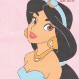 Σταμπωτό μαξιλαράκι κιτ σε χοντρό καμβά Σμύρνα 45x45 - Jasmine Γιασμίν 08-07