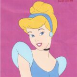 Σταμπωτό μαξιλαράκι κιτ σε χοντρό καμβά Σμύρνα 45x45 - Cinderella Σταχτοπούτα 08-08