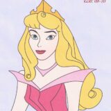 Σταμπωτό μαξιλαράκι κιτ σε χοντρό καμβά Σμύρνα 45x45 - Ωραία Κοιμωμένη 08-10