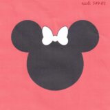 Σταμπωτό μαξιλαράκι κιτ σε χοντρό καμβά Σμύρνα 50x50 - Minnie Μίνυ 549-01 - Πεταλούδα