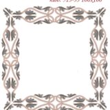 Σταμπωτό κέντημα καρέ 100x100 κνωσός - Πεταλούδα Art513-33