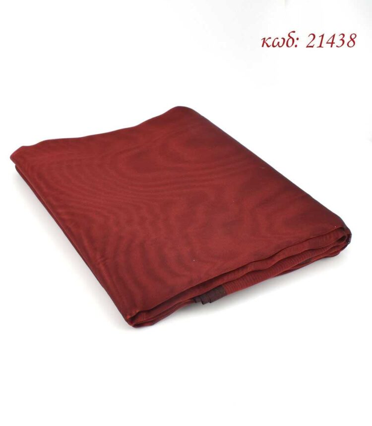 Ύφασμα οργάντζα - οργαντίνα διακοσμητικό 1x5μ μπορντό - 21438