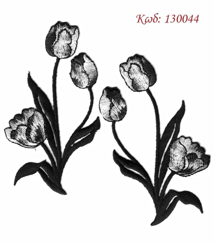 Θερμοκολλητικό σιδερότυπο μοτίφ λουλούδια 10εκ 130044