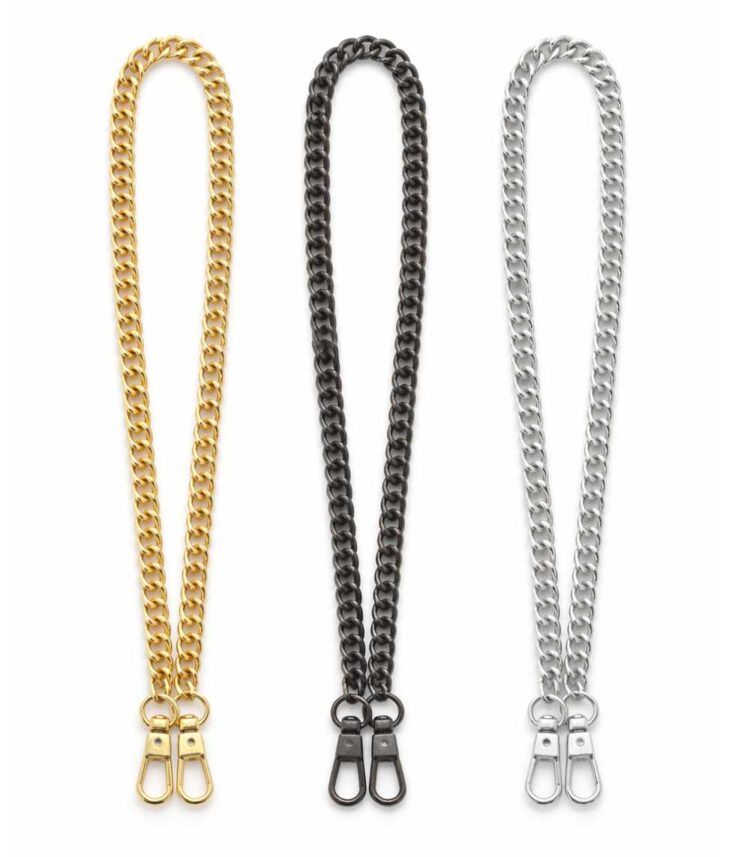 Μεταλλική λεπτή αλυσίδα για τσάντες με κουμπώματα 120εκ Α223