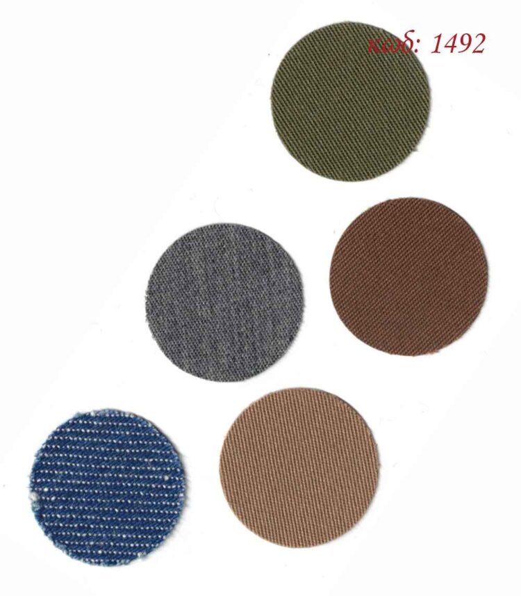 Θερμοκολλητικό μοτίφ μπάλομα Κυκλάκι 2,5 εκατοστά διάμετρος