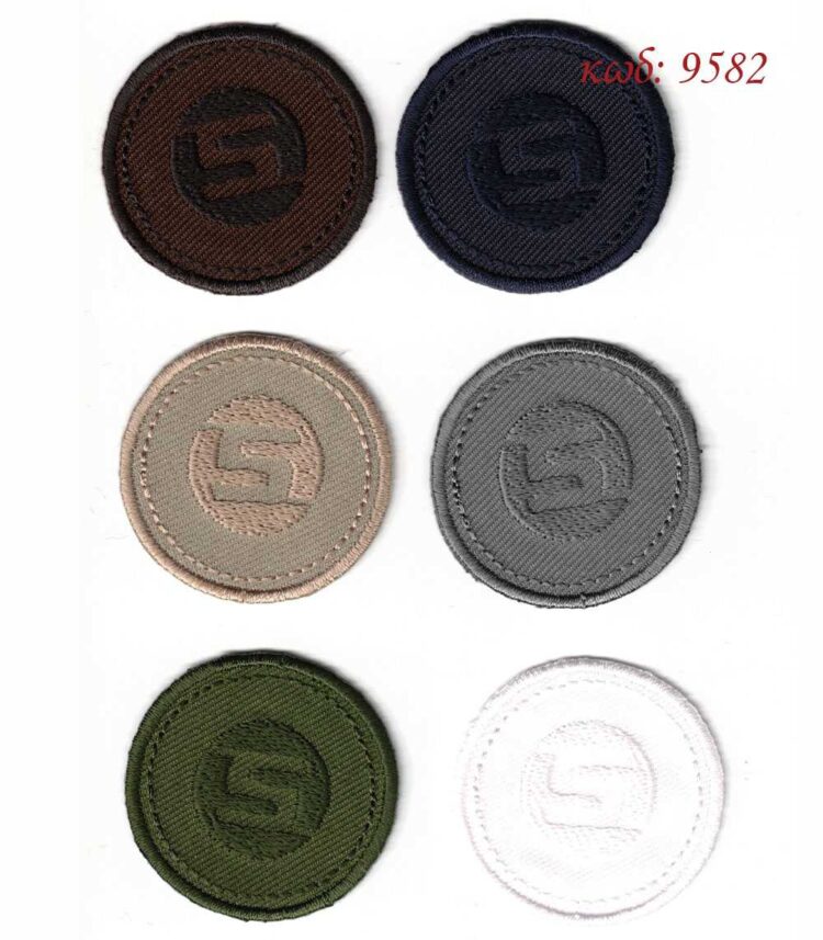 Θερμοκολλητικό σιδερότυπο μοτίφ Κύκλος -5- 4εκ - 9582