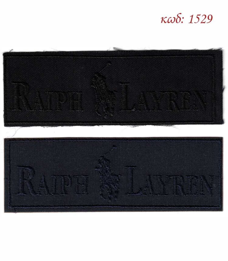 Θερμοκολλητικό σιδερότυπο μοτίφ RALPH LAYREN 11x4εκ - 1529