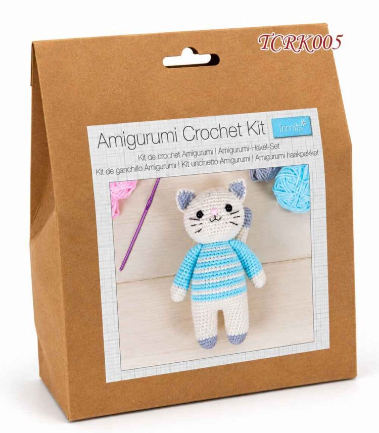 Κιτ Πλεξίματος Amigurumi – Γατούλα 9×12×19 εκ. Trimits TCRK005